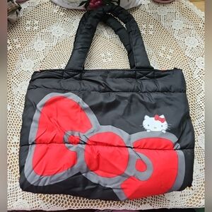 Sanrio/Hello Kitty Puffer Purse 45th Anniversary NWOT From LAWSON